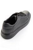 Siyah Hakiki Deri Erkek Sneaker E01089006541