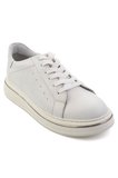 Beyaz Hakiki Deri Erkek Sneaker E01089006541