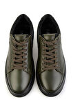 Haki Hakiki Deri Erkek Sneaker E01082011203