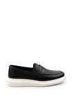 Siyah Leather Erkek Casual Ayakkabı E01081010103