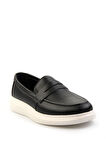 Siyah Leather Erkek Casual Ayakkabı E01081010103