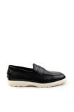 Siyah Leather Erkek Casual Ayakkabı E01087113103