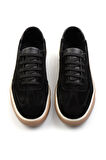 Siyah Leather Erkek Casual Ayakkabı E01084441202