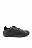 Siyah Leather Erkek Casual Ayakkabı E01120001303