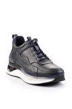 Lacivert Hakiki Deri Erkek Sneaker E01307243903