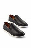 Siyah Leather Erkek Casual Ayakkabı E01304002943