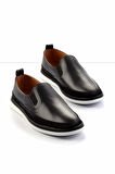 Siyah Leather Erkek Casual Ayakkabı E01304020143
