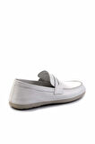 Beyaz Leather Erkek Loafer Ayakkabı E01304406643