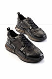 Siyah Siyah Leather Erkek Sneaker E01310020103