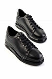 Siyah Leather Erkek Casual Ayakkabı E01310104941