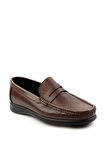 Kahve Hakiki Deri Erkek Loafer Ayakkabı E01323202040