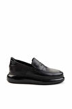 Siyah Leather Erkek Loafer Ayakkabı E01323067043