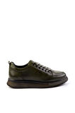 Haki Hakiki Deri Erkek Sneaker E01398085503