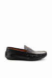 Siyah Leather Erkek Loafer Ayakkabı E01396070140