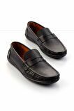 Siyah Leather Erkek Loafer Ayakkabı E01396070140