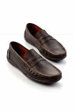 Kahve Leather Erkek Loafer Ayakkabı E01396070140