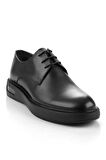 Siyah Hakiki Deri Erkek Klasik Ayakkabı E01401071441