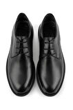 Siyah Hakiki Deri Erkek Klasik Ayakkabı E01401071441