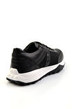 Siyah Hakiki Deri Erkek Sneaker E01401082867