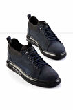 Lacivert Leather Erkek Casual Ayakkabı E01401081201