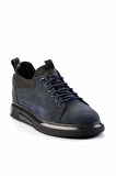 Lacivert Leather Erkek Casual Ayakkabı E01401081201