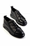 Siyah Leather Erkek Casual Ayakkabı E01401081843