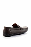 Kahve Hakiki Deri Erkek Loafer Ayakkabı E01439100203