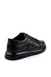 Siyah Leather Erkek Casual Ayakkabı E01439700241