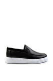 Siyah Leather Erkek Casual Ayakkabı E01440101943