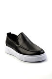 Siyah Leather Erkek Casual Ayakkabı E01440101943
