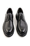 Siyah Hakiki Deri Erkek Klasik Ayakkabı E01547052140