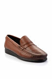 Taba Hakiki Deri Erkek Loafer Ayakkabı E01556014103