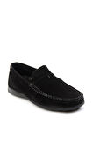 Siyah Leather Erkek Loafer Ayakkabı E01557255502
