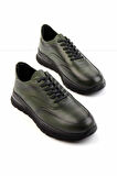 Haki Leather Erkek Casual Ayakkabı E01556105743