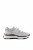Beyaz Hakiki Deri Erkek Sneaker E01585734703