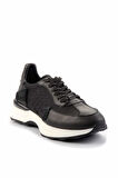 Siyah Hakiki Deri Erkek Sneaker E01585720403