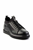 Siyah Leather Erkek Sneaker E01585756540