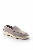 Gri Süet Hakiki Deri Erkek Casual Ayakkabı E01585722502
