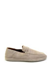 Bej Leather Erkek Loafer Ayakkabı E01589240102