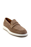 Bej Leather Erkek Casual Ayakkabı E01587238302