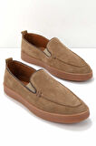 Tütün Leather Erkek Casual Ayakkabı E01585691202