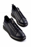 Lacivert Leather Erkek Sneaker E01585756540