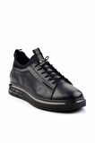 Lacivert Leather Erkek Sneaker E01585756540