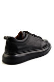Siyah Hakiki Deri Erkek Sneaker E01594315143