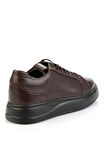 Kahve Hakiki Deri Erkek Sneaker E01593520541