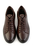 Kahve Hakiki Deri Erkek Sneaker E01593520541