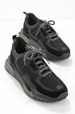 Siyah Hakiki Deri Erkek Sneaker E01604522903