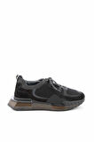 Siyah Hakiki Deri Erkek Sneaker E01604522903