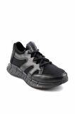 Siyah Saks Hakiki Deri Erkek Sneaker E01611011303