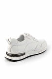 Beyaz Hakiki Deri Erkek Sneaker E01629995703